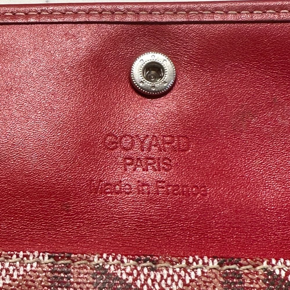 *SOLD* Red Goyard Pouch - Picture 6 of 9